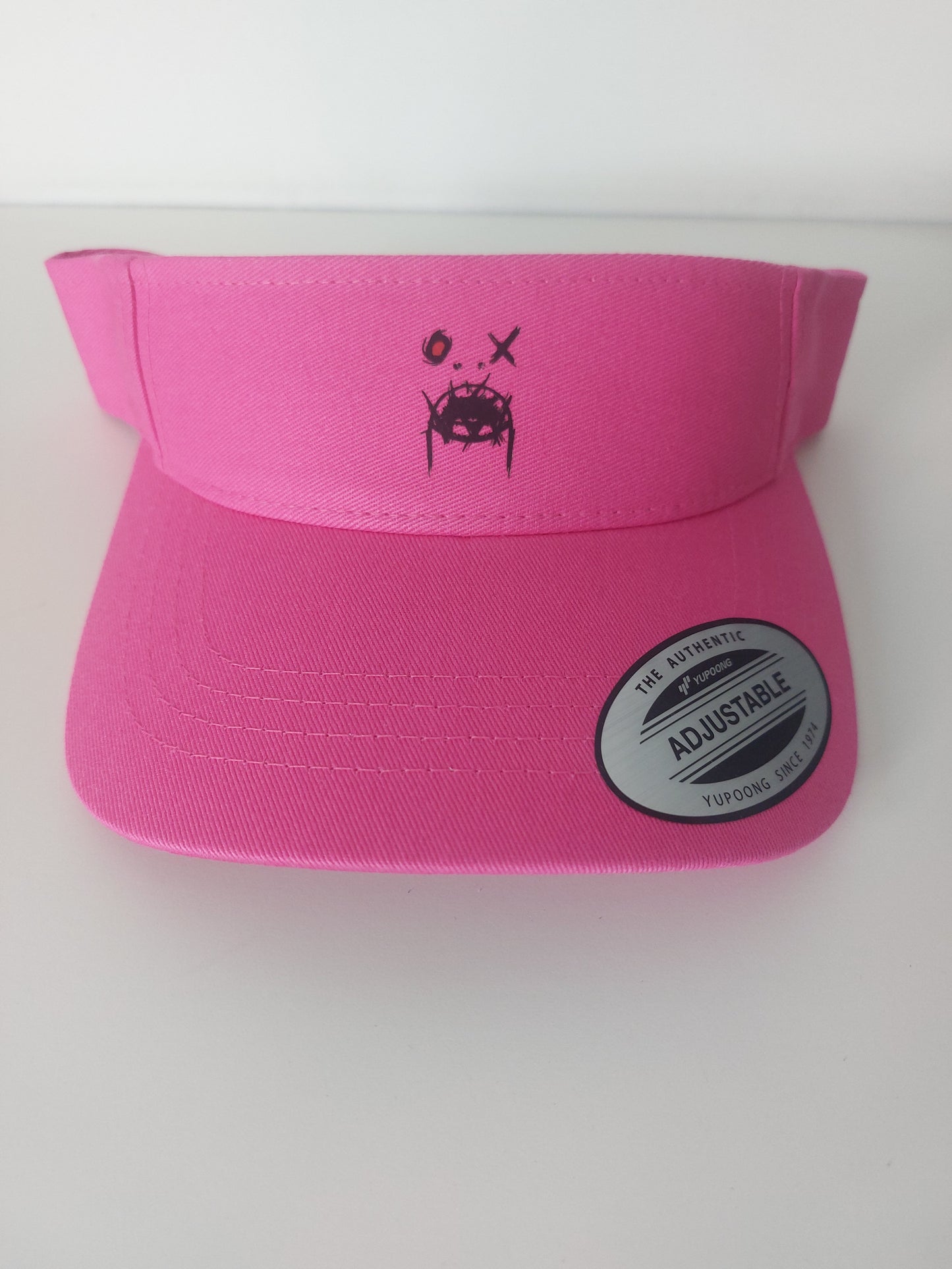 Curved visor cap