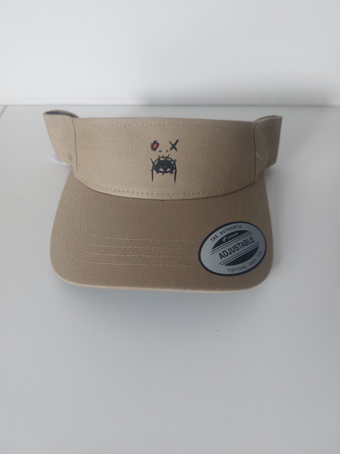 Curved visor cap