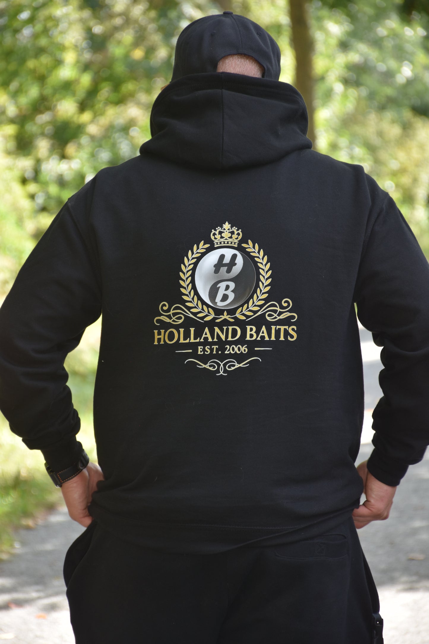 Holland Baits Hoodie All Black