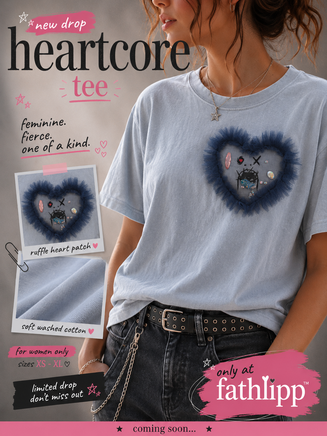 Heartcore Tee – For Women Only