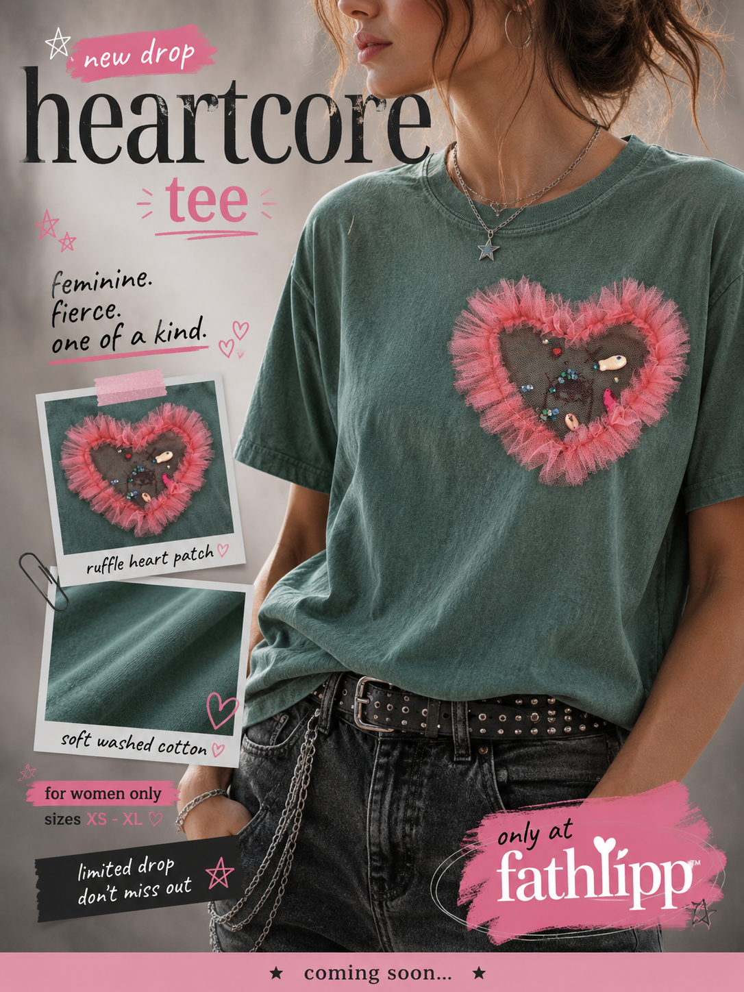 Heartcore Tee – For Women Only