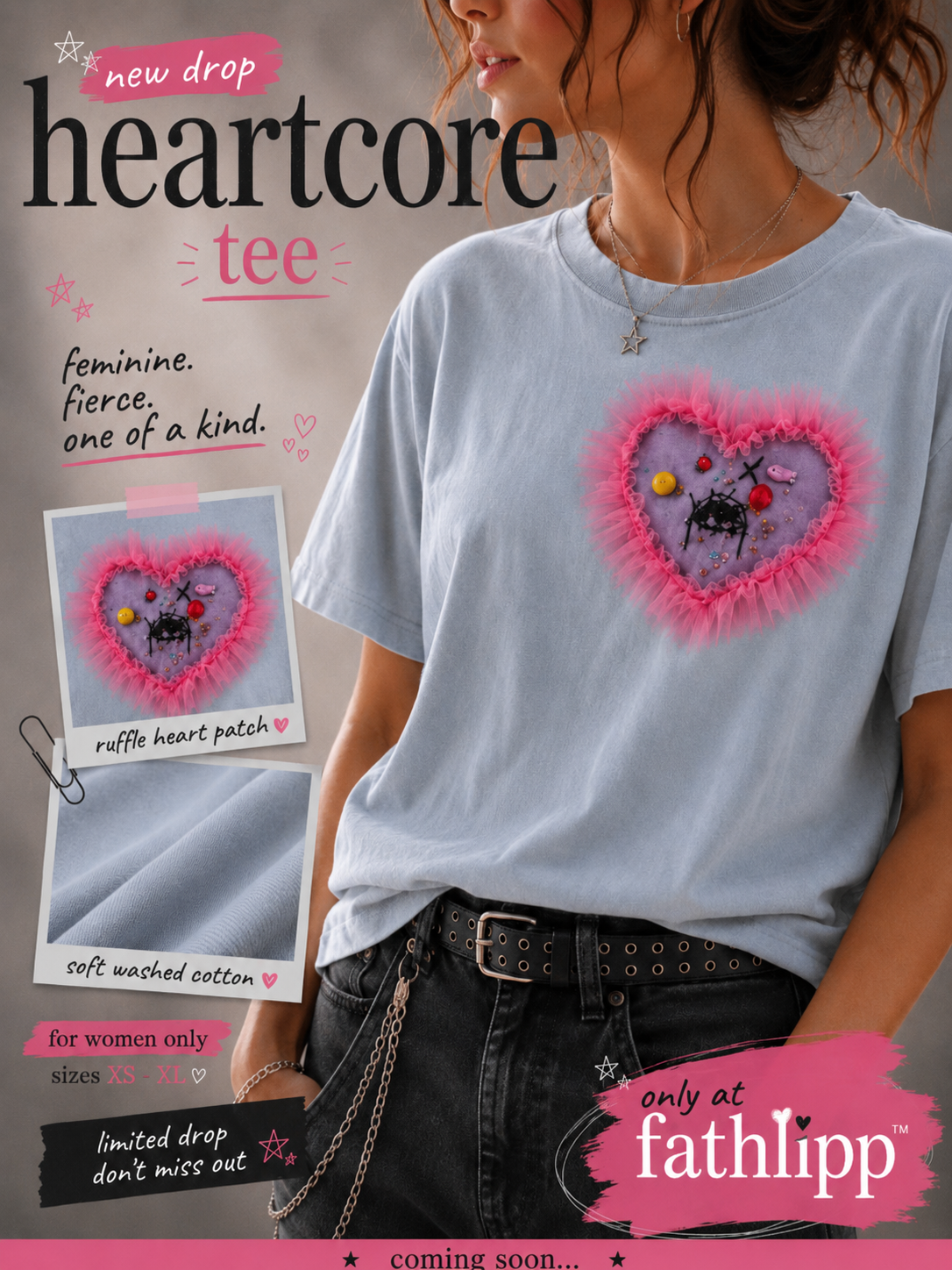 Heartcore Tee – For Women Only