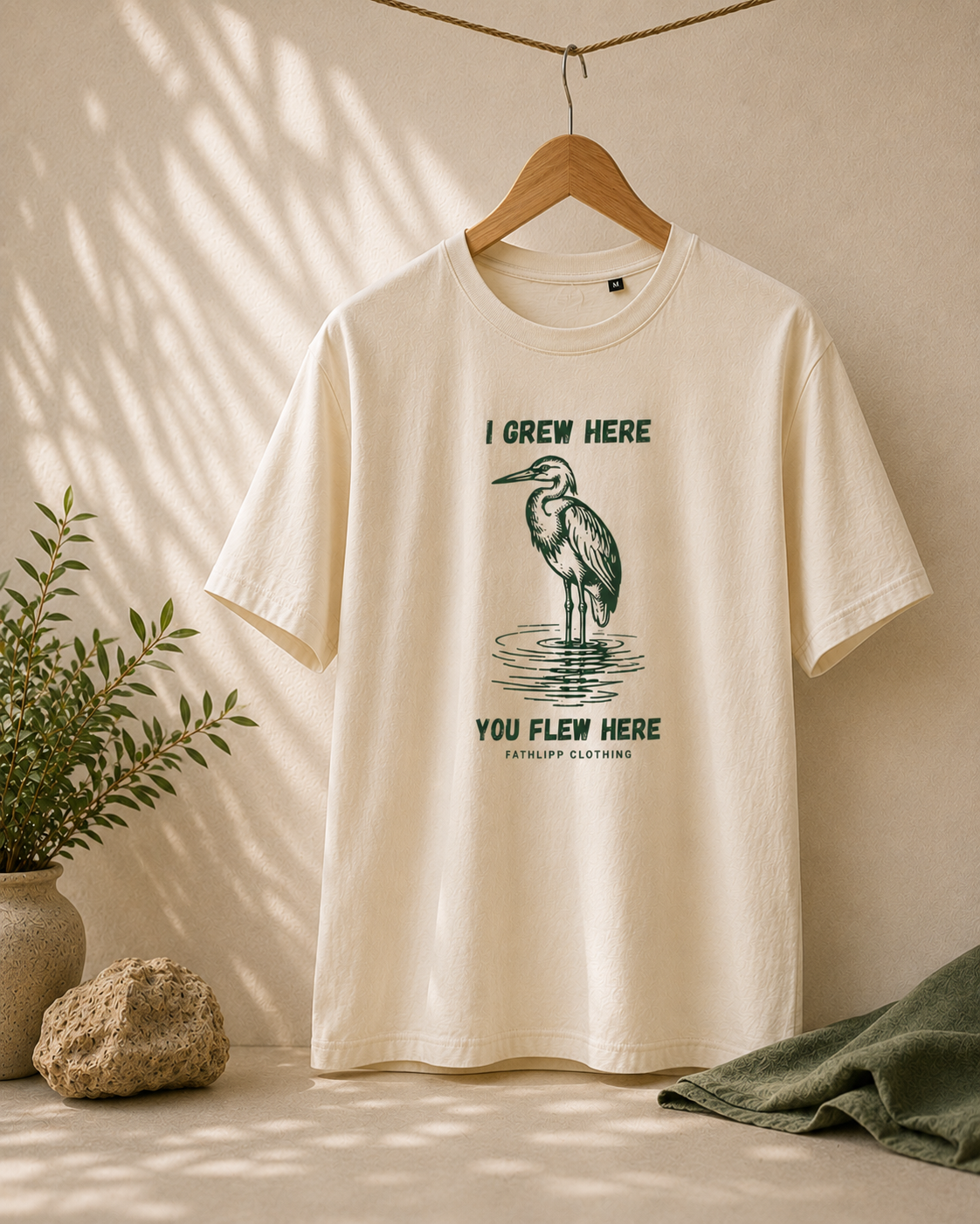 Fathlipp I Grew Here, You Flew Here Premium Tee