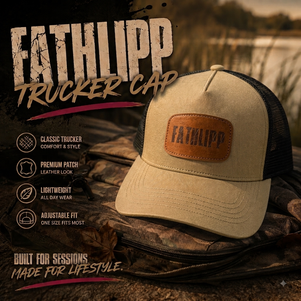 FATHLIPP Trucker Cap Khaki - Black