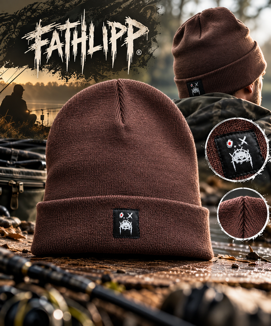 FATHLIPP Beanie Black Patch