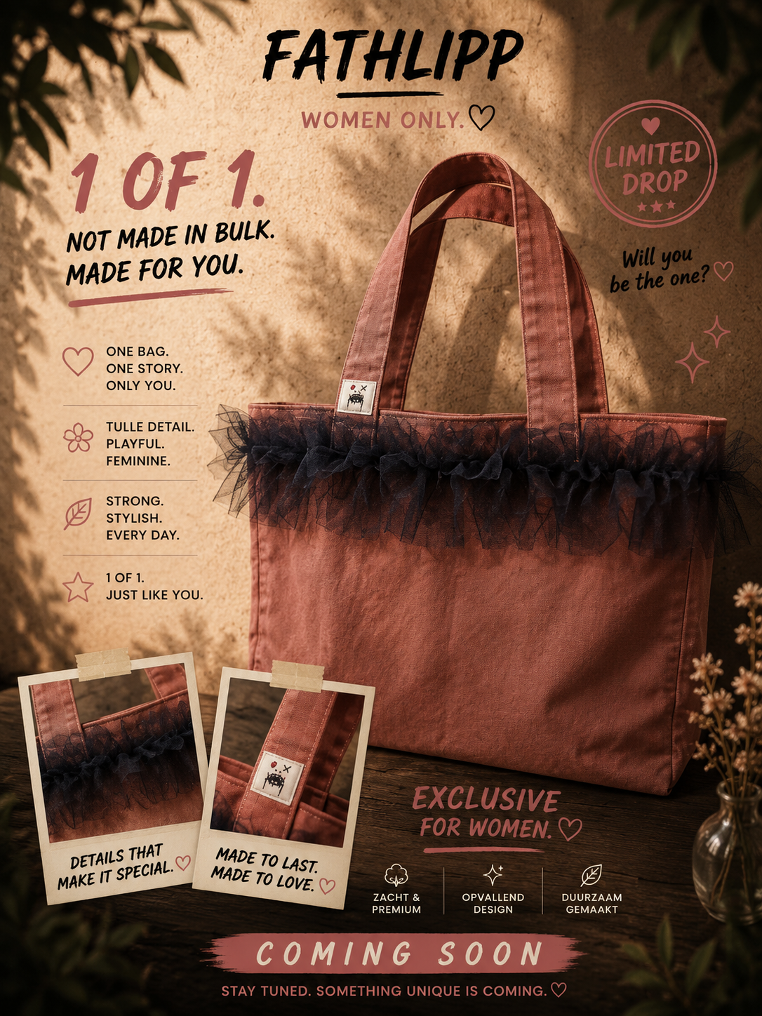 Fathlipp For Women Only shopper Bags