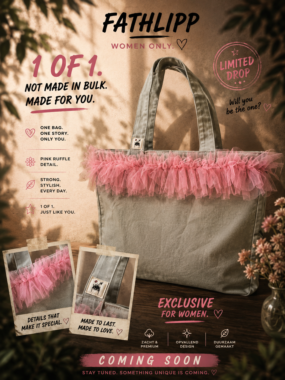 Fathlipp For Women Only shopper Bags