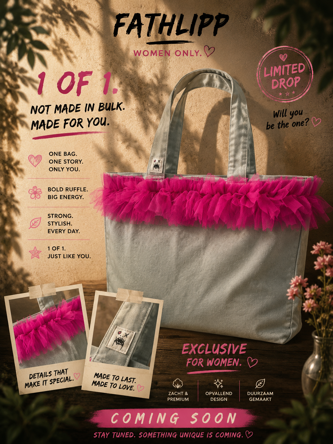 Fathlipp For Women Only shopper Bags