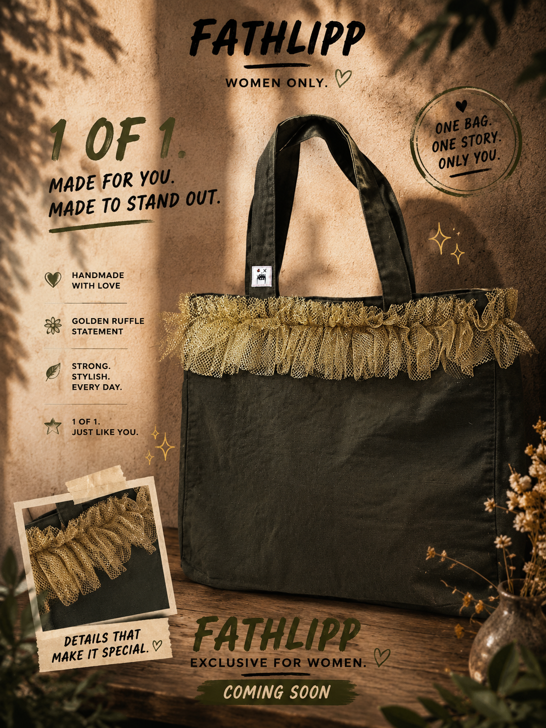 Fathlipp For Women Only shopper Bags