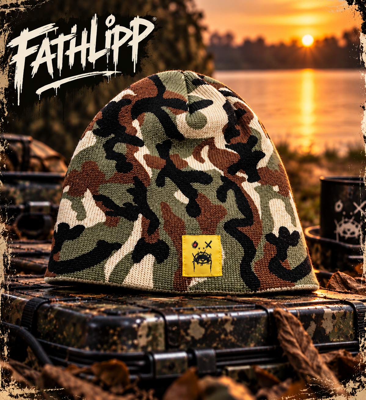 FATHLIPP – Camo Beanie