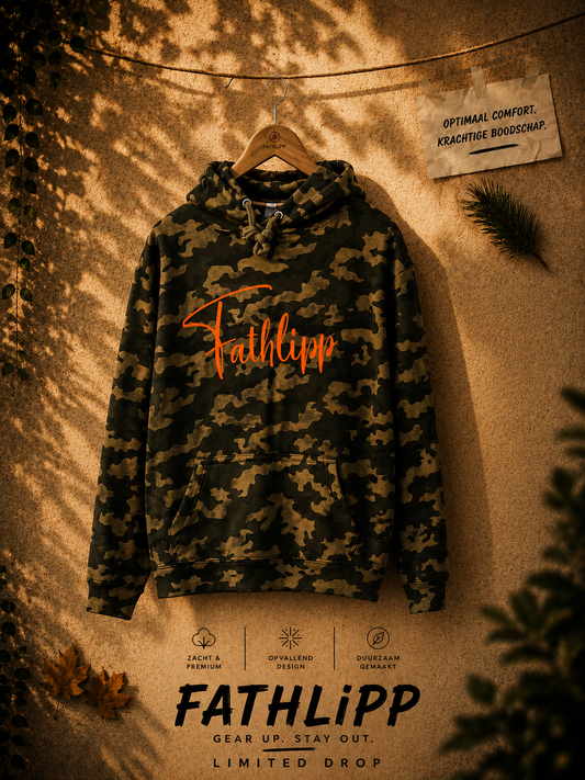 Fathlipp Camo Hoodie