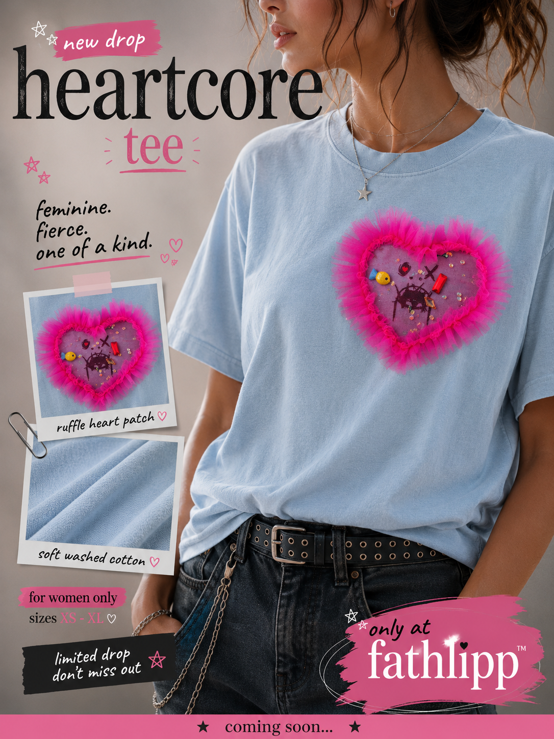 Heartcore Tee – For Women Only