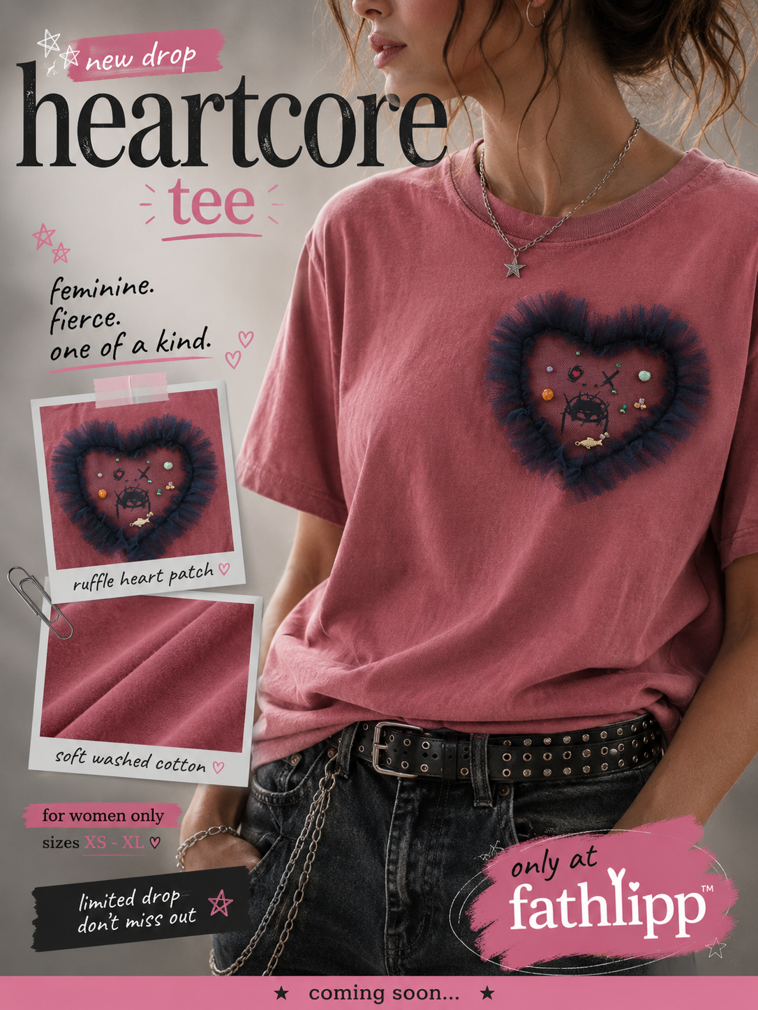 Heartcore Tee – For Women Only