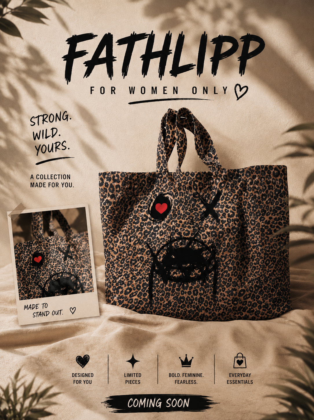 FATHLIPP Leopard Shopping Bag – Limited Drop&nbsp;
