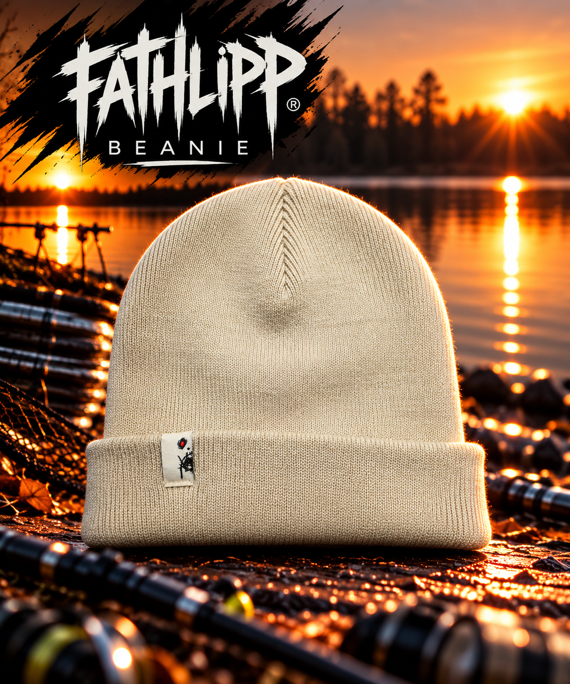 FATHLIPP Half Signature Beanie