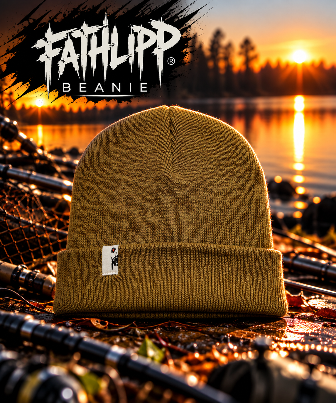 FATHLIPP Half Signature Beanie