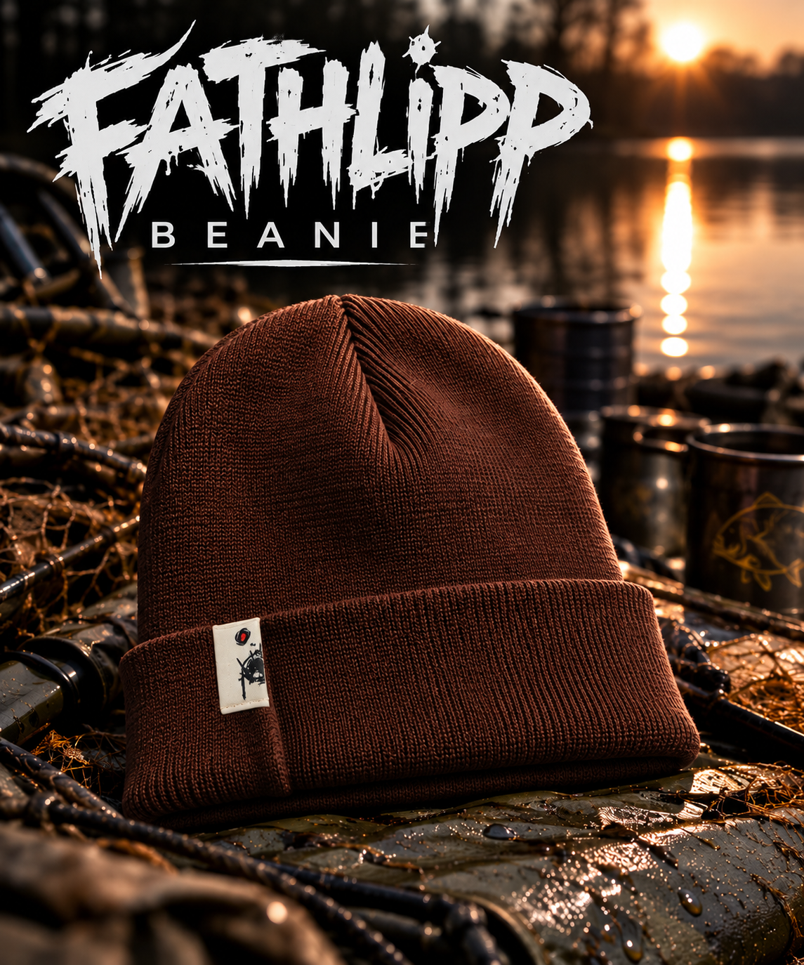 FATHLIPP Half Signature Beanie