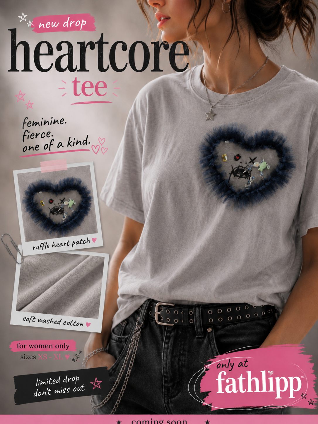 Heartcore Tee – For Women Only