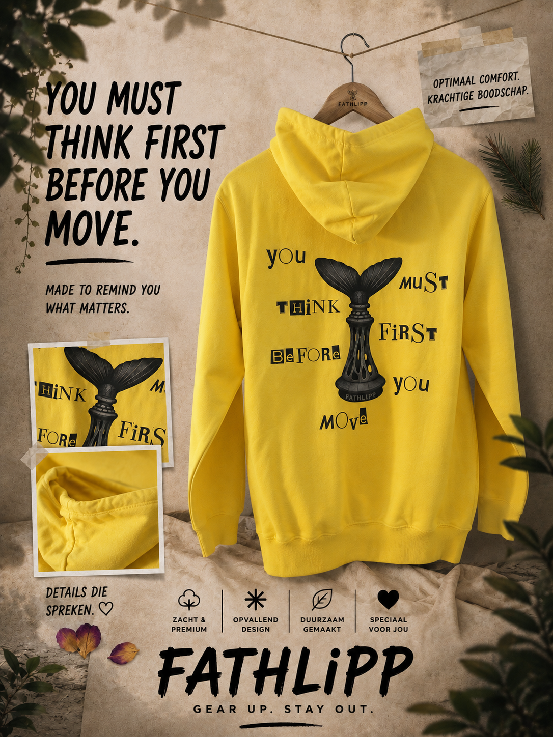 You must think first before you move
