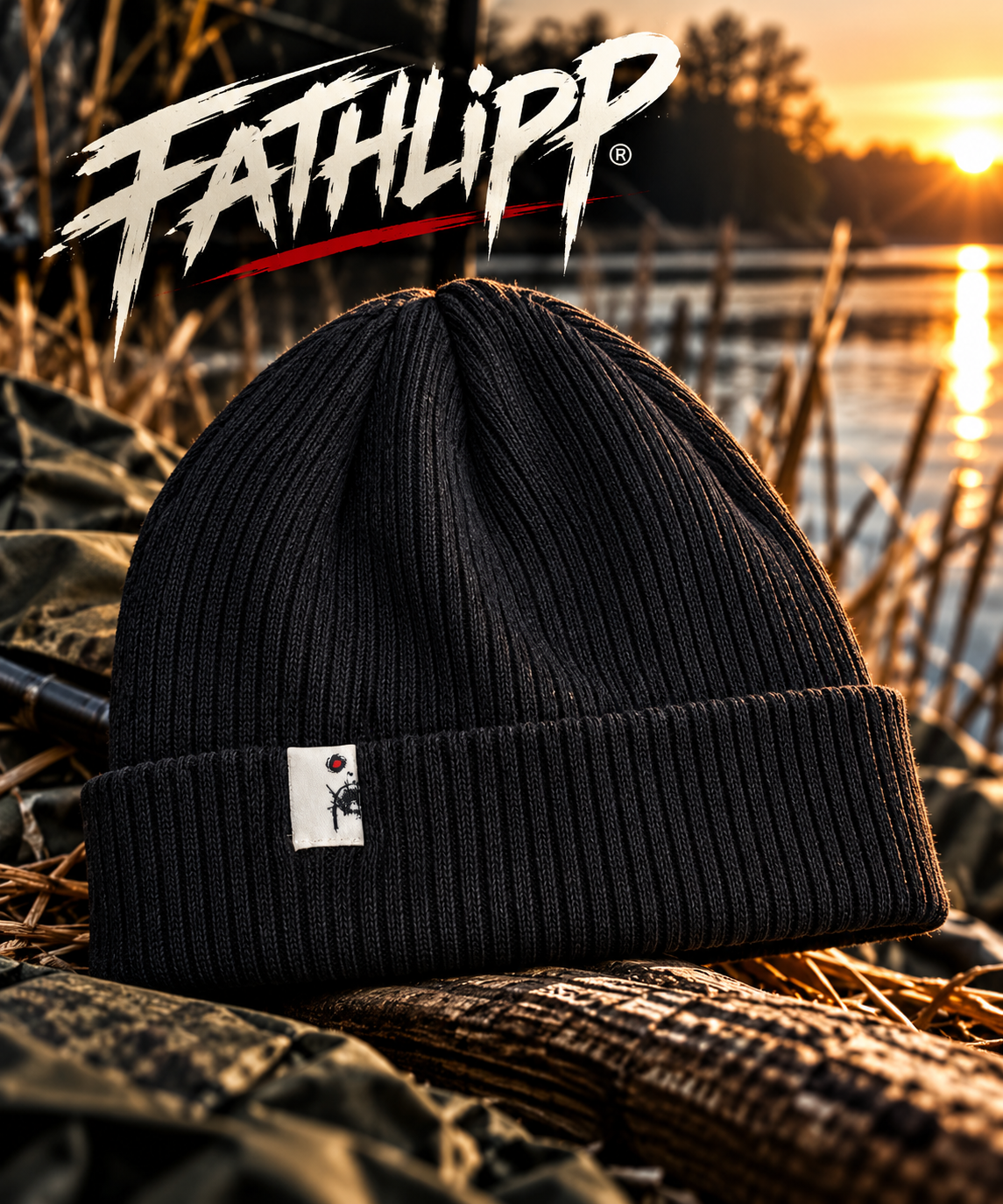 Fathlipp Organic Beanie – Stil mit grünem Herzen 🌿