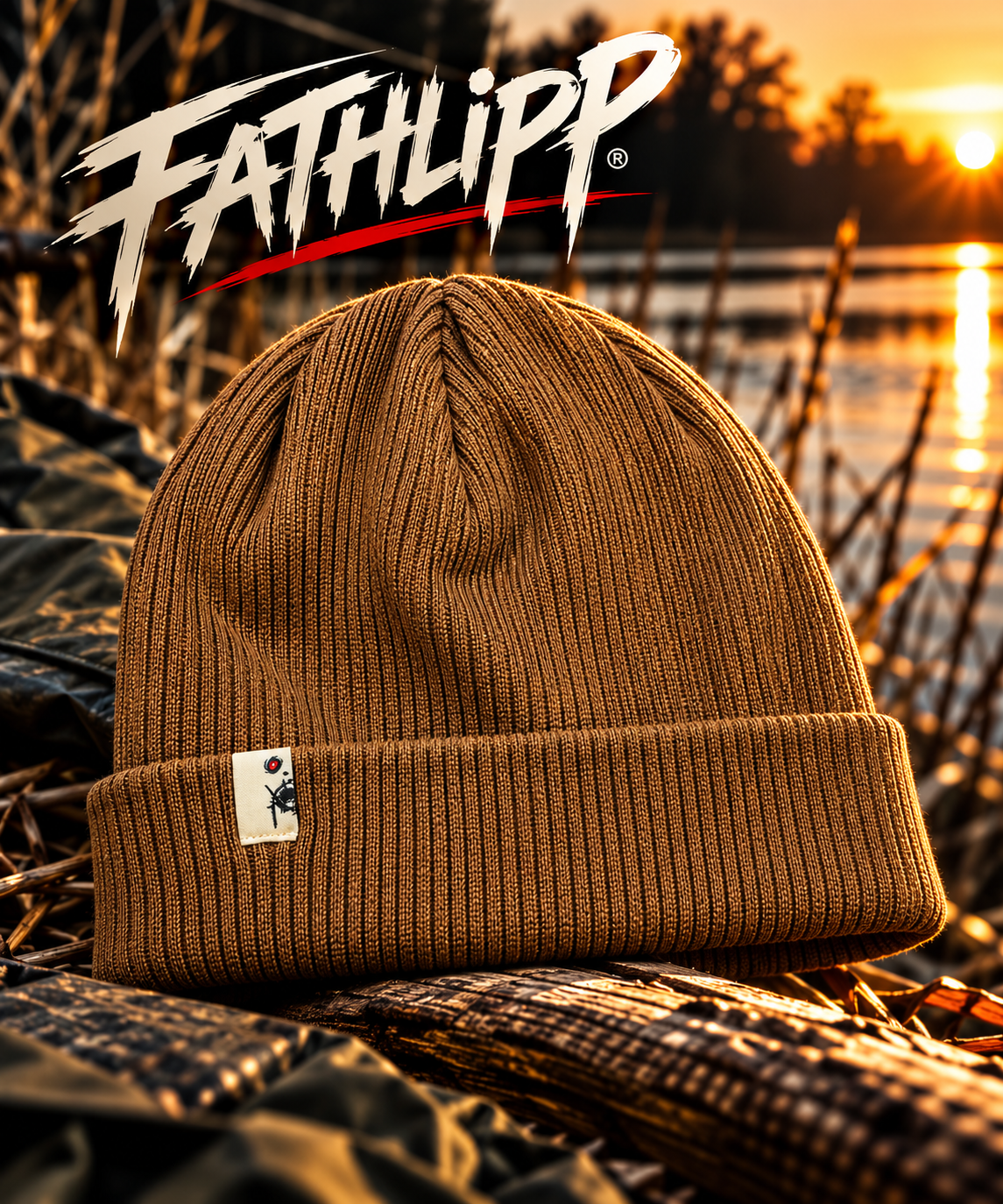 Fathlipp Organic Beanie – Stil mit grünem Herzen 🌿