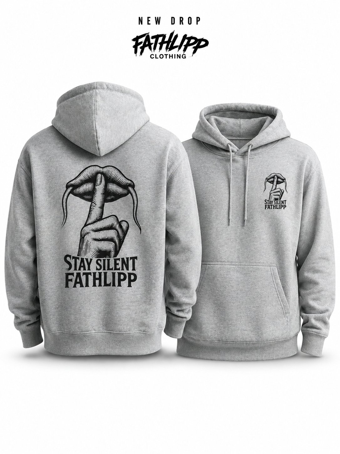 FATHLIPP – Stay Silent Hoodie