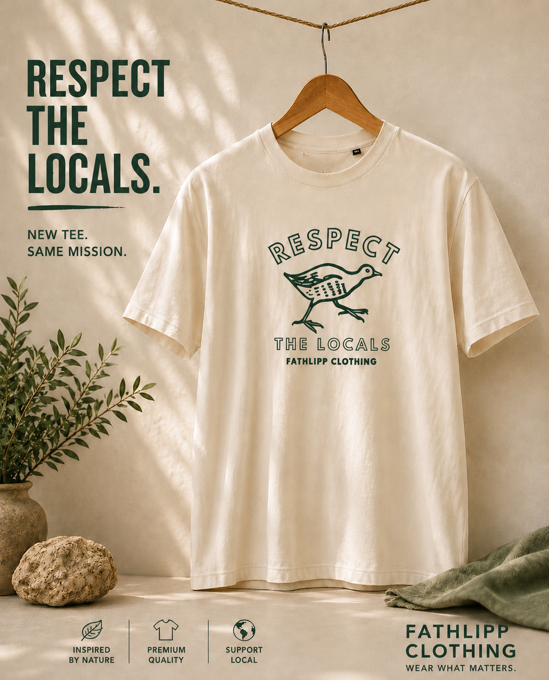Respect The Locals Fathlipp Premium Tee