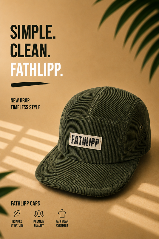 FATHLIPP Corduroy Cap - Forrest Green