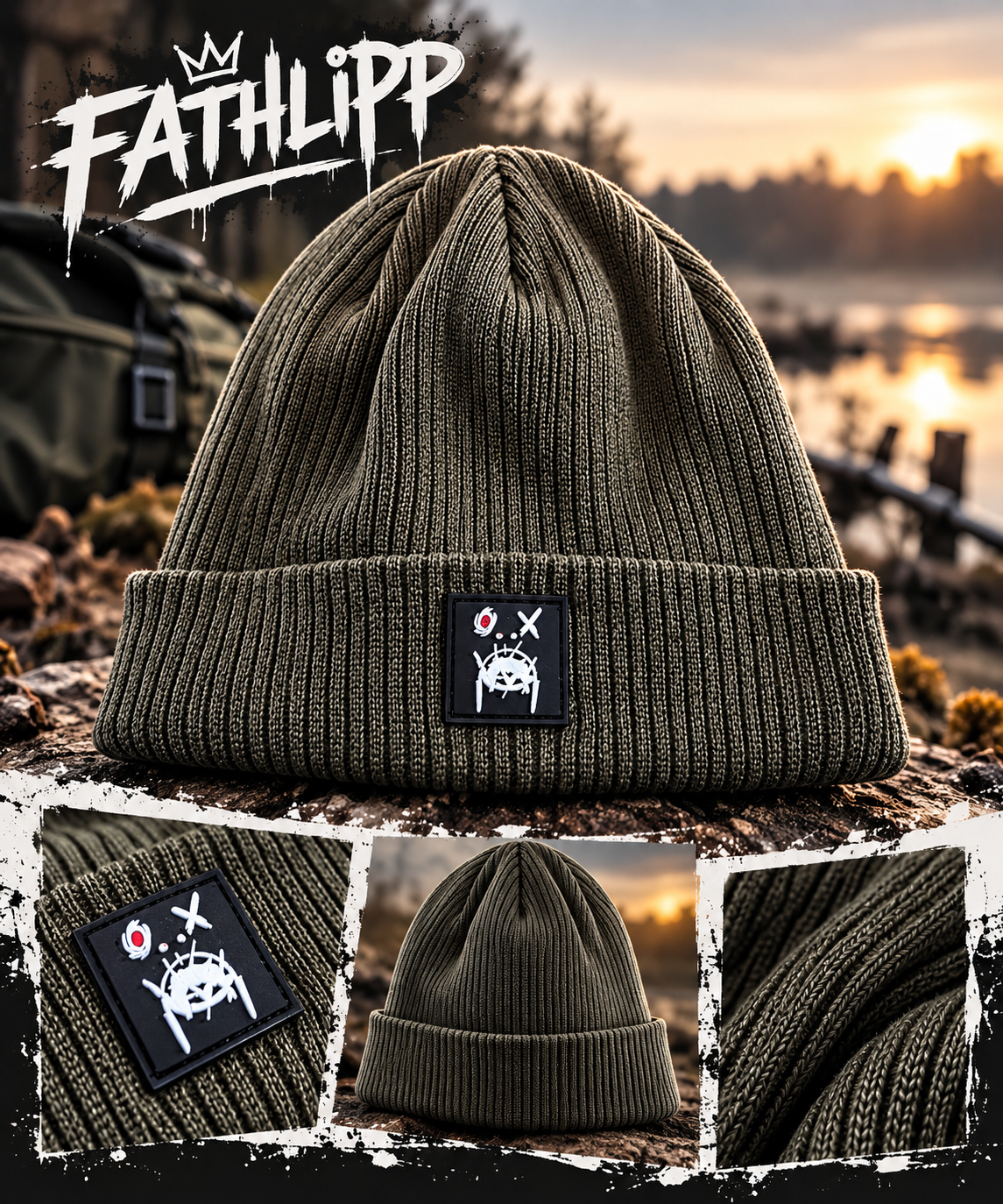 Fathlipp Organic Beanie – Stijl met een Groen Hart 🌿