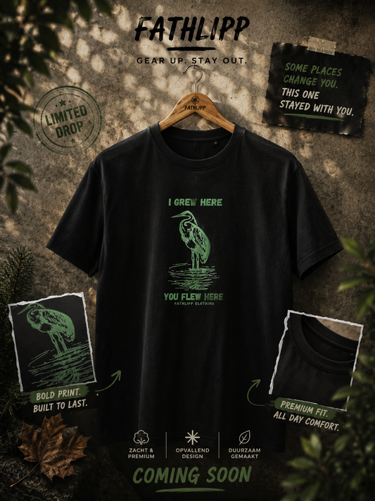 Fathlipp I Grew Here, You Flew Here Premium Tee